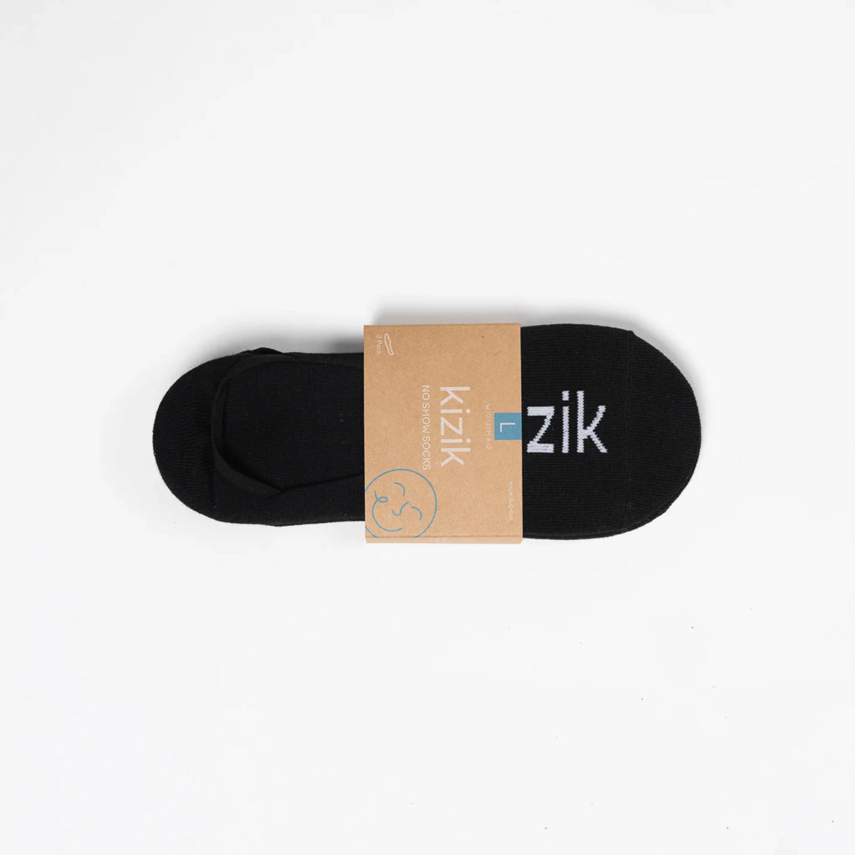 Kizik No Show Socks - Black - 3 Pack